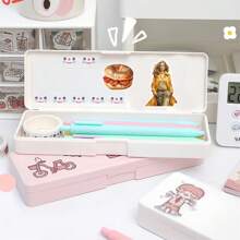 17/18 pezzi Adesivi retrò fatti a mano in stile femminile urbano, per impiegati bianchi/acquerello romantico ragazza italiana in viaggio - Adesivi riutilizzabili con motivi floreali e artistici, adatti per DIY diari, agende, decorazioni per laptop, adesivi per libri, accessori per agende, stampe di alta qualità