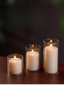 Decoraciones para la fiesta de bodas del Día de San Valentín, portavelas transparentes flotantes a prueba de viento, vasos hidropónicos de plantas de vidrio borosilicato de alta calidad, soporte para jarrón de mesa transparente para flores frescas