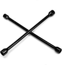 TRX31101-14F Professional 14" Universal Heavy Duty 4-Way Cross Lug Wrench, Black - Black - View 1