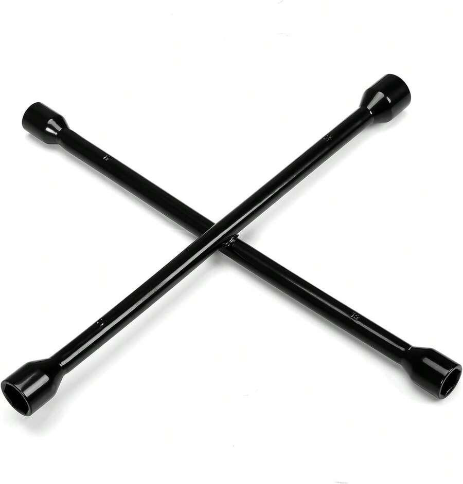 TRX31101-14F Professional 14" Universal Heavy Duty 4-Way Cross Lug Wrench, Black - Black - View 1