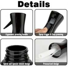 1pc High-Pressure Spray Bottle, Simple Washing Liquid Dispenser For Bathroom, Cleaning Spray Bottle, Fine Mist Face Mister, Mini Alcohol Disinfecting Spray Bottle, Toner Container, Bathroom Spray Bottle - Multicolor - View 6