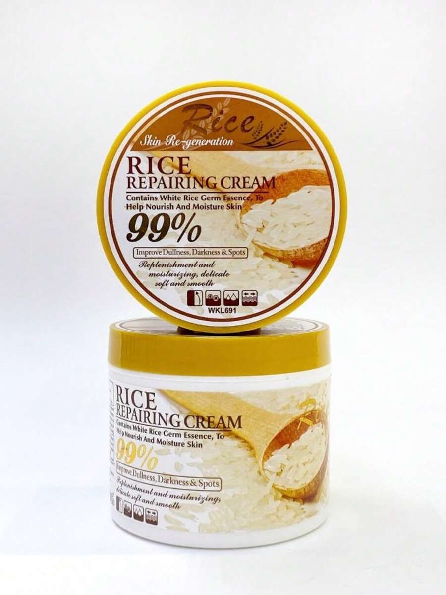 Crema Hidratante de Arroz – Para Todo Tipo de Piel (115 g) - Blanco - Ver 1