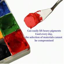 7 件专业调色刀、绘画用不锈钢油画笔、油漆刮刀、油画调色刀、不锈钢油漆刮刀、返校用品、学校用品