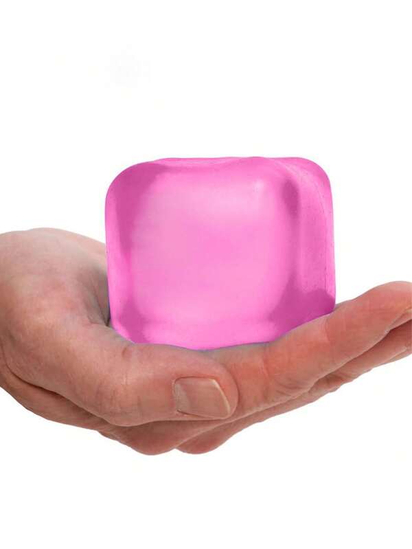 1pc Decompression Cube - Silicone Material - Stress Cube Soft Clay Stress Balls, Anxiety Reducing Handheld Desk Toys For Desk Decorations, Classroom Prizes, Party Favors And Holiday Gifts, Perfect Decompression Cube