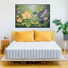 1000/500 pezzi Scatola regalo puzzle per adulti (70x50 cm), puzzle con colibrì e fiori, materiale resistente ai graffi. Adatto per decorare stanza o ufficio. Ideale per decorazioni per feste di compleanno, omaggi per la casa nuova, festa del papà, porta divertimento e piacere decorativo per appassionati di fai-da-te e decorazione della casa.