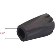 Pole Accessories Thick And Wear Resisting Rubber Tips Snow Support Mud Support Hiking Poles All Common Trekking Poles, Hiking Sticks, Nordic Walking Poles With A Inner Diameter Of 11mm/0.43