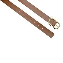 Kit 2 Women's Belt 2D Double Inverted Round Buckle Current Fashion Winter Summer 96040K2 - Đen và Caramel 1 - Xem 7
