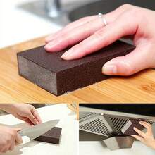10 件钻石砂纸海绵擦洗器，厨房清洁工具，锅具除锈剂研磨海绵块 - 彩色 - 查看 9