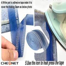 Cheonet 自粘式无需剪裁裤脚长度调节贴纸 - 轻松改变你的裤子 - 藍色 - 查看 12