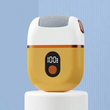 Lima eléctrica recargable para pies, 3 cabezales de molienda reemplazables, cabezal grueso para pulido basto, recargable por USB, portátil y fácil de usar, cuidado de la piel, apto para piel agrietada y seca