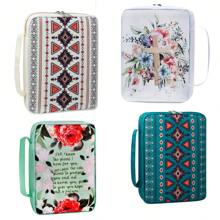 Bible Cover For Women With Flowers Printing, Bible Case,Bible Bag, Study Bible Case,Covers For Bible,Bible Boooks Covers