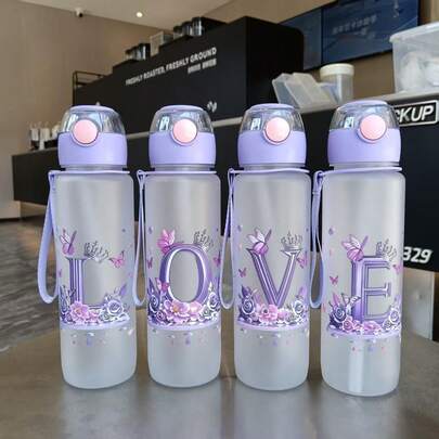 1 个 700ML 字母杯，趣味十足，可拼成不同单词，防漏，享受饮用乐趣，适合作为生日礼物、节日礼物、多种场合使用