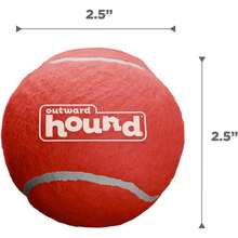Outward Hound Squeaker Ballz 4-Pack Tennis Ball Dog Toys With Squeaker, Interactive Fetch Play For Pets Under 50 Lbs, Training Balls For Indoor & Outdoor Exercise, Medium, 2.5-Inch - 藍色迷宮熱潮 - 查看 7