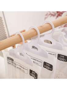 5pcs Wardrobe Dehumidifier Bag - Household Hanging Drying Bag, Suitable For Family Travel, Bedroom, Clothing, Dehumidifier Bag, Moisture-Proof Bag, Water-Absorbing Bag