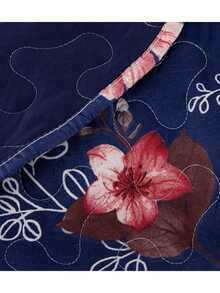 200 Thread Count Double-Sided 3-Piece King/Queen/Double/Single Floral Print Avere Bedspread - 魔法 - 查看 3