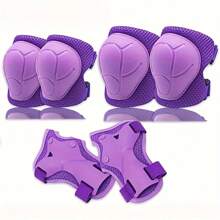 ZhuiWei 6pcs Knee Pads, Hand Guards, Elbow Pads Set, ,Lightweight And Comfortable To Wear - Breathable - Suitable For Riding, Skating, Skateboards