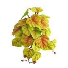 1 件仿真植物龟背竹，带茎假叶，假植物，客厅酒店窗户办公室装饰，家居装饰，房间装饰，耐用塑料水生装饰，适用于鱼缸和爬虫缸 - 逼真的水生植物效果 - 23葉 - 查看 30