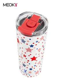 24oz Travel Coffee Mug With Leak-Proof Lid, Stainless Steel Insulated Coffee Tumbler, Vacuum Insulated Water Bottle, Insulated Cup, Keeps Hot For 8 Hours Or Cold For 24 Hours, Fits In Car Cup Holder