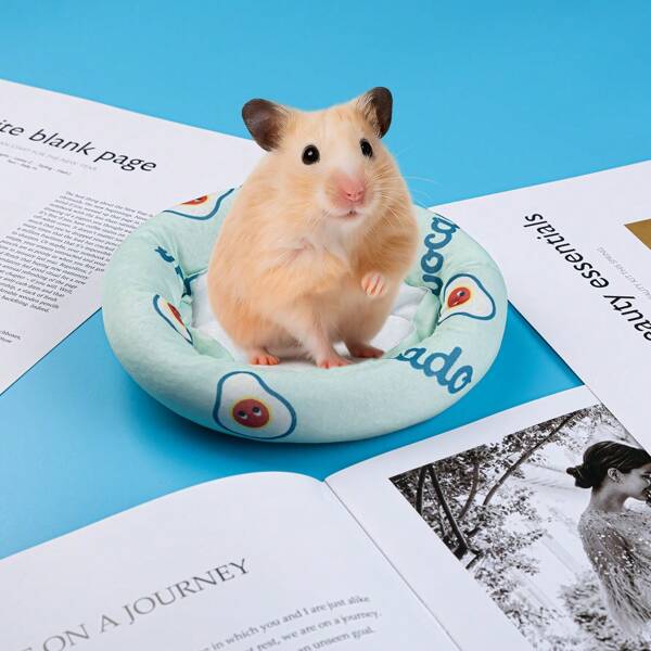 1pc Icy Silk Breathable Pet Cushion, Summer Hamster Hedgehog Rabbit Cool Mat