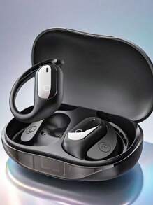 Fones de ouvido abertos OWS, sem fio 5.4 com 40 horas de reprodução, fones de ouvido com longa duração de bateria, alta qualidade de som over-ear, compatível com todos os smartphones, dispositivos de escuta de música esportiva