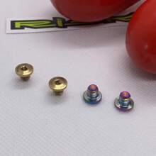 Risk Cycling Titanium Alloy Screws For Brake Cylinder Heads Of Mountain Bikes, Integral And Split Oil Chamber Cover Screws, SLX/XT/XTR Fixed Titanium Screws