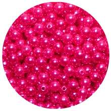 ABS Pearl 8mm 250 Units - Hot Pink - View 3