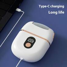 Lima eléctrica recargable para pies, 3 cabezales de molienda reemplazables, cabezal grueso para pulido basto, recargable por USB, portátil y fácil de usar, cuidado de la piel, apto para piel agrietada y seca