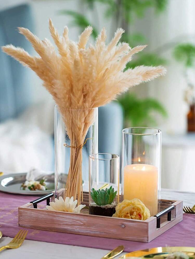 Valentine's Day Wedding Party Decorations, Floating Transparent Windproof Candle Holders, High Borosilicate Glass Hydroponic Plant Vases, Transparent Tabletop Fresh Flower Vases Stand - Transparent - View 8