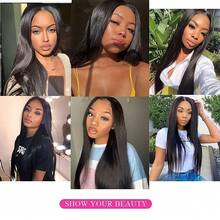 Straight Bundles Human Hair 20 22 24 Inch Brazilian Straight Hair Bundles 100% Unprocessed Virgin Hair Weave Bundle Human Hair Extensions For Women Hair Bundle Natural Color - Natural Black - View 8