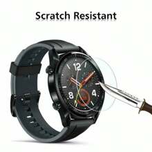 2.5D Screen Protector For Watch GT5 4 3 2 Pro 46mm 42mm 41mm Tempered Glass Anti-Scratch Protection Film Accessories