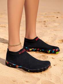 Water Shoes For Women, Beach Shoes, Swimming Shoes, Beach Essentials, Outdoor Summer Sandals, Camping Shoes For Men & Women, Thick Non-Slip Soles, Lightweight Indoor Fitness Shoes