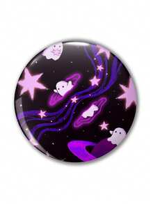 可爱图案徽章胸针、女士翻领别针、别针胸针、背包吊坠、时尚配饰、送给朋友、家人、老师、同学的有趣礼物