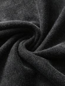 CAMISETA DE DAMA CON ESTAMPADO MEDUSA DIOSA PARA ESTE VERANO IDEAL PARA GYM O CASUAL - Gris Oscuro - Ver 3