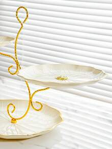 1 طبق طعام بشكل بتلة الزهرة، صينية فاكهة على شكل زهرة، حاوية تخزين وجبات خفيفة، طبق فاكهة بلاستيكي دوار متعدد الوظائف، صندوق للفاكهة المجففة والوجبات الخفيفة، وعاء حلوى الفاكهة، عنصر تنظيم وتخزين للمطبخ والنوم والمكتب والمنزل، ديكور منزلي - متعدد الألوان - مشاهدة 3