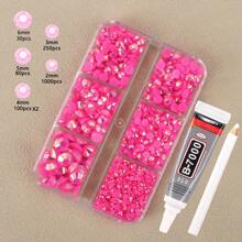 Kit de pegamento transparente para joyería B7000 de 9ml con bolígrafo para resina y rhinestones, adhesivo resistente al agua y de uso múltiple para resina epoxi, manualidades de joyería, rhinestones, fundas de teléfono, zapatos y decoración de uñas