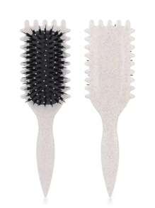 Locken definierender Pinsel - Nylon Stylingbürste für lockiges Haar, Formen und Definieren von Locken mit weniger Ziehen und Trennung, geeignet für Frauen und Männer