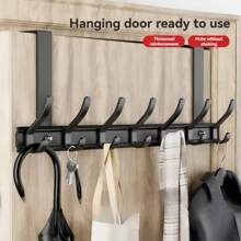 Ganchos sobre la puerta 5-8 ganchos para ropa, sombrero de abrigo, colgador de toallas, soporte para accesorios de cocina para el hogar y el baño
