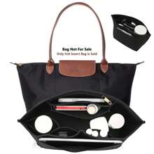 Felt Insert Bag Fits For  Handbag Liner Bag Felt Cloth Makeup Bag Support Travel Portable Insert Purse Organizer