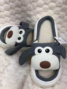 Zapatillas para perros súper gruesas, súper lindas y súper cómodas. Suelas hechas de material EVA - Gris - Ver 2