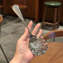 ملعقتان ذهبيتان لتقديم طعام رمضان، ملعقة تقديم من الفولاذ المقاوم للصدأ سميكة، ملعقة خلط، ملعقة أرز، ملعقة شوربة، استخدام المنزل/المطعم/فندق الحفلات