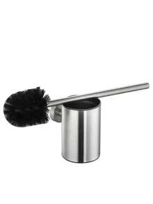 Dites adieu à la moisissure ! Brosse de toilette antibactérienne en acier inoxydable, design manche long pour atteindre tous les coins, plus durable que le plastique, un élément essentiel pour la salle de bain