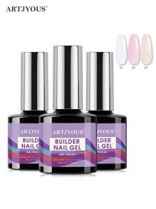 3 件 8ml 指甲花凝胶渐变色指甲胶顺滑涂抹 UV 凝胶凝胶抛光与彩色凝胶抛光混合打造渐变效果专业美甲 DIY 美甲