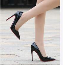 Sexy Pointed Toe 12cm Stiletto High Heels Women's Shoes - Black - View 4