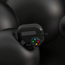 Carcasa protectora de silicona clásica de estilo retro de dibujos animados de 2 mm de grosor, con gancho dorado compatible con Samsung Galaxy Buds3 y Buds3 Pro, anti-caída