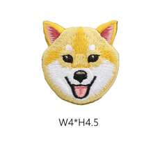 1 Piece Embroidery Fabric Stickers Iron On Rainforest Panda Raccoon Sloth Otter Cute Animal Patch,School Summer, School