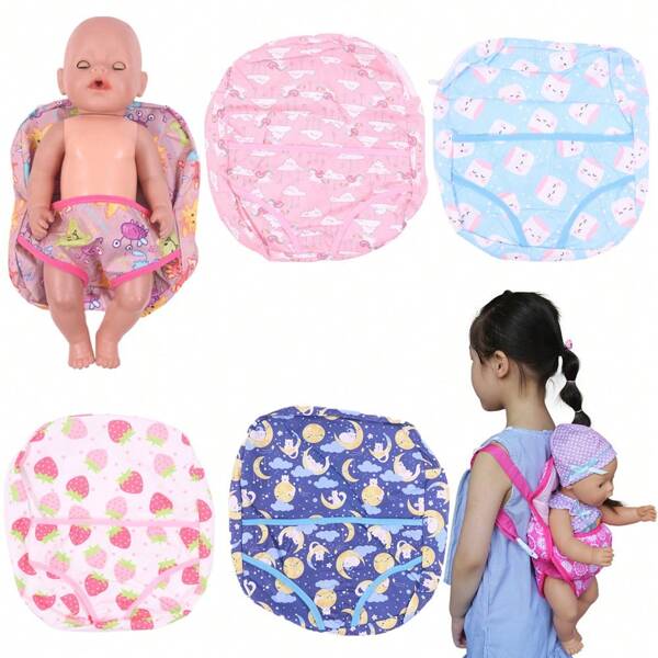 Mochila de 18" para muñeca American Girl Shffl popular de 17", accesorios de salón para muñecas, juguetes de casita de muñecas, juguetes para niños y niñas pequeños