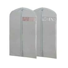 Premium Garment Bags For Clothes - Insect, Moisture, And Mildew-Proof Plastic Suit Covers With Zipper For Closet Organization And Storage
