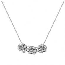 个性化3D爪印名字项链、个性化小狗爪子项链、简约爪子项链、动物项链、宠物项链 - 彩色 - 查看 24