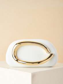 Vintage Metal Decor Clutch Box Bag, New Burgundy Bride Wedding Party Handbag, Women's Chain Shoulder Crossbody Bag For Teen Girls Women College Students,Rookies & White-Collar Workers Perfect For Office,College,Work ,Business,Commute,Outdoors, Travel, Outings, For Party, Wedding, Prom, Dinner