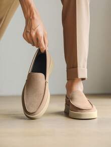 Giày lười đế mềm chất lượng cao dành cho nam, giày lười cổ điển thoáng khí, giày lười cổ thấp đa năng cho mọi mùa, phong cách Old Money Chic mùa thu - Nhiều màu - Xem 9